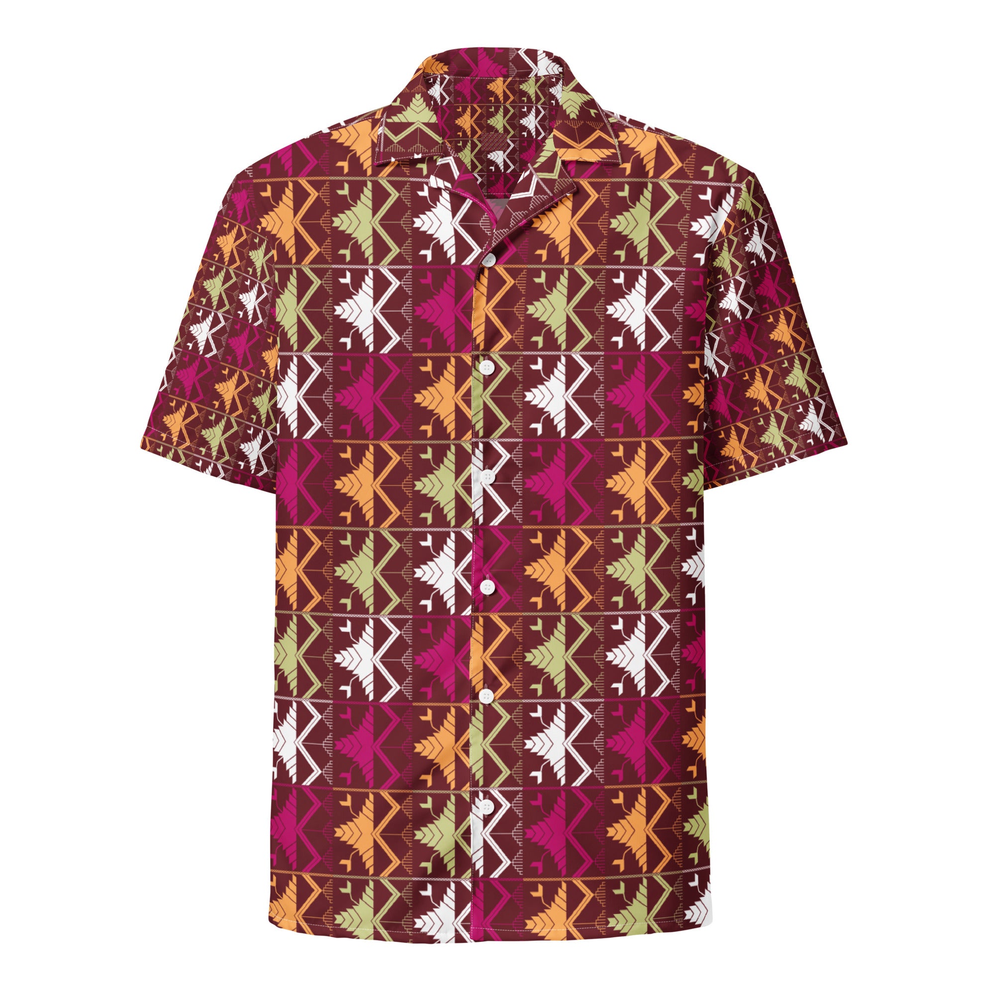 Phulkari Button Up Shirt (Punjabi Heritage)